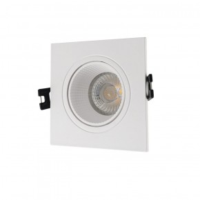 DK3071-WH Встраиваемый светильник, IP 20, 10 Вт, GU5.3, LED, белый/белый, пластик в Кудымкаре - kudymkar.ok-mebel.com | фото