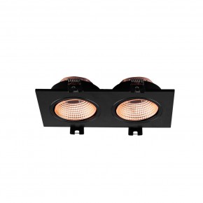 DK3072-BBR Встраиваемый светильник, IP 20, 10 Вт, GU5.3, LED, черный/бронзовый, пластик в Кудымкаре - kudymkar.ok-mebel.com | фото 2