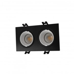 DK3072-BK+WH Встраиваемый светильник, IP 20, 10 Вт, GU5.3, LED, черный/белый, пластик в Кудымкаре - kudymkar.ok-mebel.com | фото