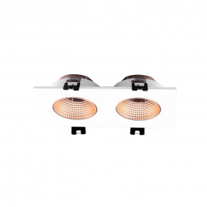 DK3072-WBR Встраиваемый светильник, IP 20, 10 Вт, GU5.3, LED, белый/бронзовый, пластик в Кудымкаре - kudymkar.ok-mebel.com | фото 2