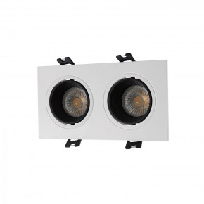 DK3072-WH+BK Встраиваемый светильник, IP 20, 10 Вт, GU5.3, LED, белый/черный, пластик в Кудымкаре - kudymkar.ok-mebel.com | фото