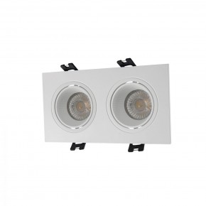DK3072-WH Встраиваемый светильник, IP 20, 10 Вт, GU5.3, LED, белый/белый, пластик в Кудымкаре - kudymkar.ok-mebel.com | фото