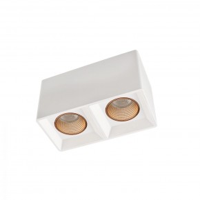 DK3085-WH+BR Светильник накладной IP 20, 10 Вт, GU5.3, LED, белый/бронзовый, пластик в Кудымкаре - kudymkar.ok-mebel.com | фото