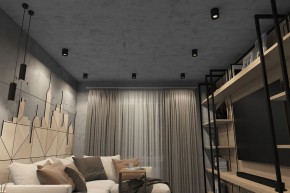 DK3090-BK+CH Светильник накладной IP 20, 10 Вт, GU5.3, LED, черный/хром, пластик в Кудымкаре - kudymkar.ok-mebel.com | фото 2
