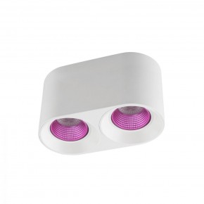 DK3096-WH+PI Светильник накладной IP 20, 10 Вт, GU5.3, LED, белый/розовый, пластик в Кудымкаре - kudymkar.ok-mebel.com | фото