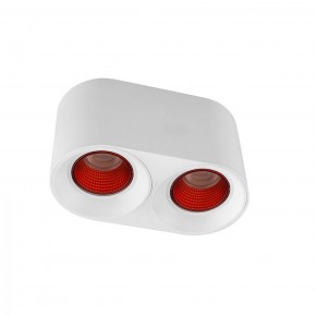 DK3096-WH+RD Светильник накладной IP 20, 10 Вт, GU5.3, LED, белый/красный, пластик в Кудымкаре - kudymkar.ok-mebel.com | фото