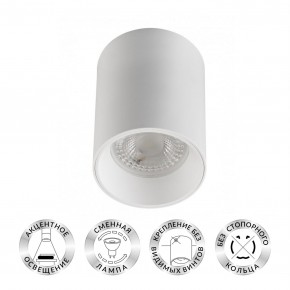 DK3110-WH Светильник накладной IP 20, 10 Вт, GU5.3, LED, белый, пластик в Кудымкаре - kudymkar.ok-mebel.com | фото