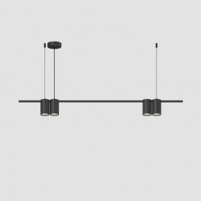 DK4061-BK Подвесной светильник ORBIT, IP20, 4xGU10 LED до 15 Вт, черный матовый, алюминий в Кудымкаре - kudymkar.ok-mebel.com | фото