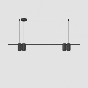 DK4061-BK Подвесной светильник ORBIT, IP20, 4xGU10 LED до 15 Вт, черный матовый, алюминий в Кудымкаре - kudymkar.ok-mebel.com | фото 2