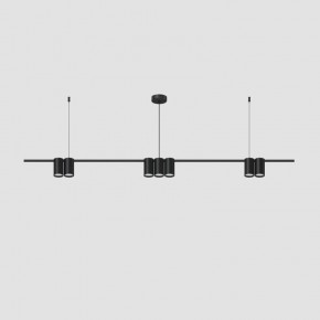 DK4063-BK Подвесной светильник ORBIT, IP20, 7xGU10 LED до 15 Вт, черный матовый, алюминий в Кудымкаре - kudymkar.ok-mebel.com | фото 2