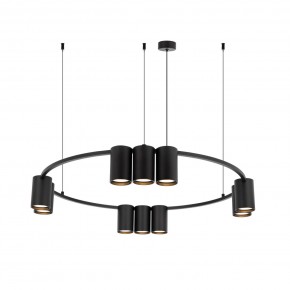 DK4065-BK Подвесной светильник ORBIT, IP20, 10xGU10 LED до 15 Вт, черный матовый, алюминий в Кудымкаре - kudymkar.ok-mebel.com | фото 3