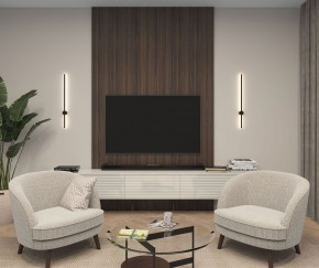 DK5012-BK Бра 800 мм, 3000К, IP20, 7 Вт, черный, алюминий в Кудымкаре - kudymkar.ok-mebel.com | фото 5