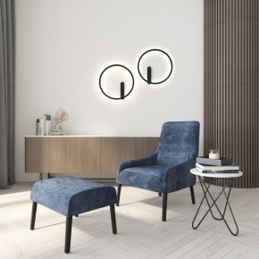 DK5035-BK Бра ROUND со светодиодом, IP20, 24W, 3000/4000/6500K, черный, алюминий в Кудымкаре - kudymkar.ok-mebel.com | фото 8