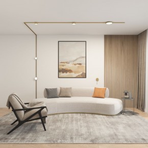 DK5072-SB Бра SHINE WALL со светодиодом, D104*H68, IP20, 3000К, 3W, RA?90, сатинированная латунь, алюминий в Кудымкаре - kudymkar.ok-mebel.com | фото 5