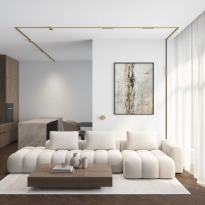 DK5072-SB Бра SHINE WALL со светодиодом, D104*H68, IP20, 3000К, 3W, RA?90, сатинированная латунь, алюминий в Кудымкаре - kudymkar.ok-mebel.com | фото 6