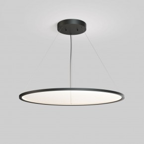 DK6620-BK Подвесной горизонтальный светильник Veil со светодиодом H900 d1000 220V 82W 3000-6000K IP20 черный алюминий в Кудымкаре - kudymkar.ok-mebel.com | фото