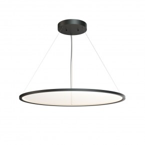 DK6620-BK Подвесной горизонтальный светильник Veil со светодиодом H900 d1000 220V 82W 3000-6000K IP20 черный алюминий в Кудымкаре - kudymkar.ok-mebel.com | фото 4