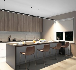 DK9154-BK Линейный светильник 42W 1500mm 4000K, черный в Кудымкаре - kudymkar.ok-mebel.com | фото 5