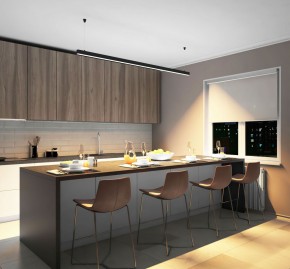 DK9203-BK Линейный светильник 52W 2000mm 3000K, черный в Кудымкаре - kudymkar.ok-mebel.com | фото 5