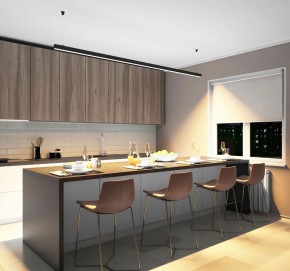 DK9253-BK Линейный светильник 62W 2500mm 3000K, черный в Кудымкаре - kudymkar.ok-mebel.com | фото 5