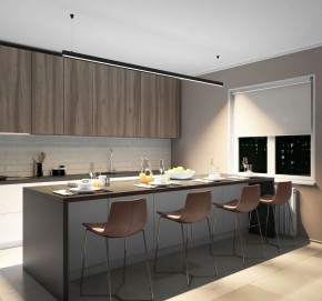 DK9254-BK Линейный светильник 62W 2500mm 4000K, черный в Кудымкаре - kudymkar.ok-mebel.com | фото 5