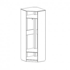 ЭЛАНА Прихожая (модульная) Дуб сонома в Кудымкаре - kudymkar.ok-mebel.com | фото 5