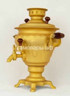 Электрический самовар "Русское золото" матовая груша на 2 литра (Ограниченная серия) в Кудымкаре - kudymkar.ok-mebel.com | фото
