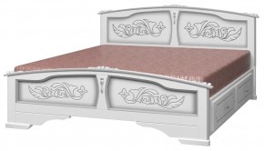 ЕЛЕНА Кровать из массива 1400 с 2-мя ящиками  в Кудымкаре - kudymkar.ok-mebel.com | фото