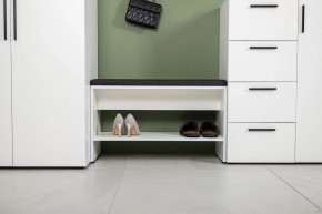 ЭЙР прихожая (модульная) Белый Шагрень в Кудымкаре - kudymkar.ok-mebel.com | фото 23