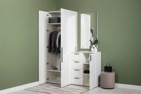 ЭЙР прихожая (модульная) Белый Шагрень в Кудымкаре - kudymkar.ok-mebel.com | фото 24