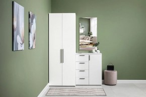 ЭЙР прихожая (модульная) Белый Шагрень в Кудымкаре - kudymkar.ok-mebel.com | фото 26