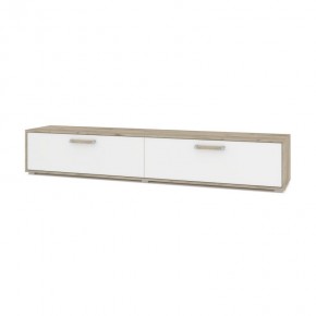 ФЛОРИДА Ф32 Тумба ТВ (дуб серый/белый) в Кудымкаре - kudymkar.ok-mebel.com | фото