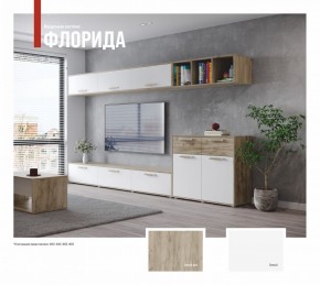 ФЛОРИДА Гостиная (модульная) дуб серый/белый в Кудымкаре - kudymkar.ok-mebel.com | фото