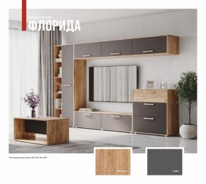 ФЛОРИДА Гостиная (модульная) дуб золотой/графит в Кудымкаре - kudymkar.ok-mebel.com | фото