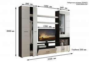 Гостиная Альфа МДФ (Венге/Белый глянец) в Кудымкаре - kudymkar.ok-mebel.com | фото 3