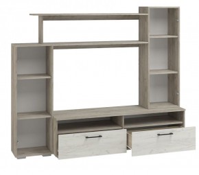 Гостиная Эмма МИНИ (Дуб Крафт серый/белый) в Кудымкаре - kudymkar.ok-mebel.com | фото 2