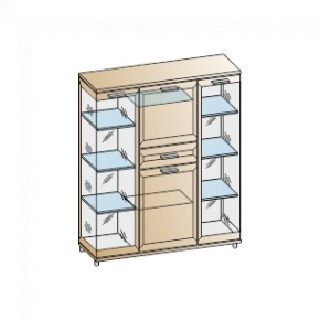 Гостиная Мелисса Композиция 6 (Ясень Асахи) в Кудымкаре - kudymkar.ok-mebel.com | фото 2