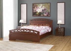 ГРАЦИЯ-1 Кровать из массива 1600  в Кудымкаре - kudymkar.ok-mebel.com | фото 2