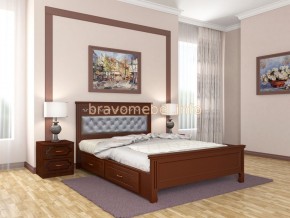 ГРАЦИЯ Кровать из массива 1600 с 2-мя ящиками  в Кудымкаре - kudymkar.ok-mebel.com | фото 2