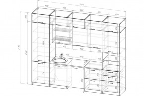 ЖАСМИН Кухонный гарнитур Экстра 5 (3000 мм) в Кудымкаре - kudymkar.ok-mebel.com | фото 2