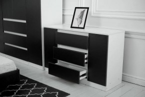 Комод 1200 Парус (Белый/Графит) в Кудымкаре - kudymkar.ok-mebel.com | фото 3
