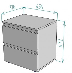 Комод Erik K122 (тумба прикроватная) в Кудымкаре - kudymkar.ok-mebel.com | фото 2