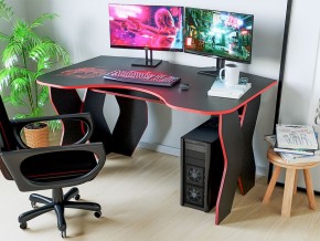 Компьютерный стол КЛ №9.0 (Черный/Красный) в Кудымкаре - kudymkar.ok-mebel.com | фото 3