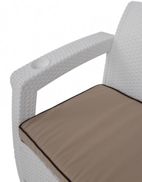Комплект уличной мебели Yalta Premium Terrace Set (Ялта) белый (+подушки под спину) в Кудымкаре - kudymkar.ok-mebel.com | фото 5