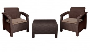 Комплект уличной мебели Yalta Premium Terrace Set (Ялта) шоколадый (+подушки под спину) в Кудымкаре - kudymkar.ok-mebel.com | фото 8