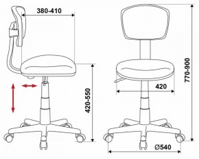 Кресло Бюрократ CH-299/G/15-48 серый в Кудымкаре - kudymkar.ok-mebel.com | фото 3