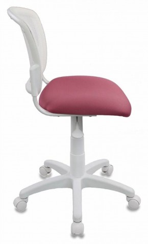 Кресло детское Бюрократ CH-W296NX/26-31 белый TW-15 розовый 26-31 в Кудымкаре - kudymkar.ok-mebel.com | фото 2