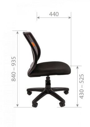 Кресло для оператора CHAIRMAN 699 Б/Л (ткань стандарт/сетка TW-01) в Кудымкаре - kudymkar.ok-mebel.com | фото 7