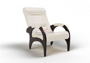 Кресло для отдыха Римини 19-К-КР (экокожа/венге) КРЕМ в Кудымкаре - kudymkar.ok-mebel.com | фото 1