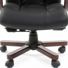 Кресло для руководителя Chairman 421 черный/орех темный, черный в Кудымкаре - kudymkar.ok-mebel.com | фото 4